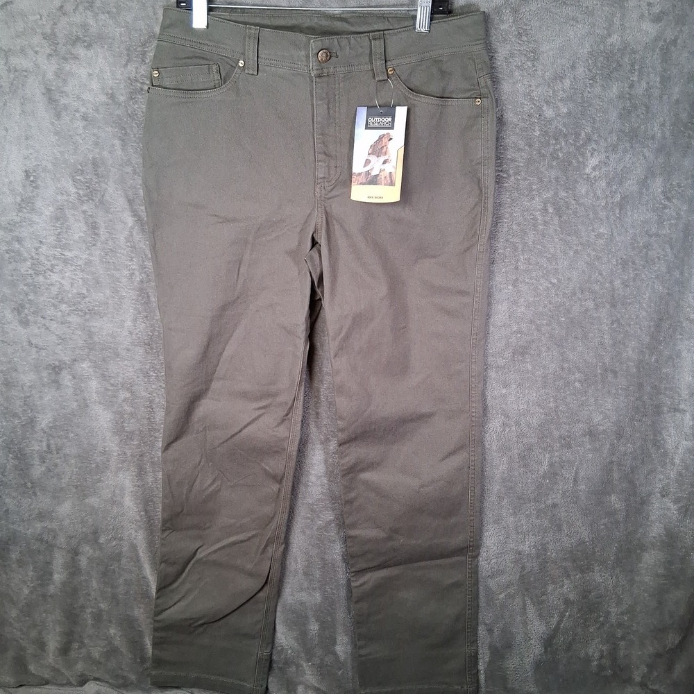 NEW Outdoor Research Goldbar Pants Mens Size 32x32 Green Canvas Stretchable